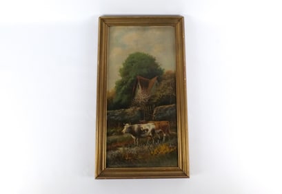Oil on Canvas - Cows
