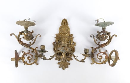 Group Lot of Wall Sconces