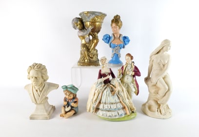 Large Lot of AS-IS Plaster and Resin Figurines
