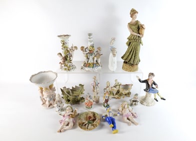 Large Lot of AS-IS Porcelain Figurines