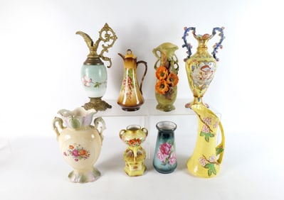 Group Lot of Decorative Vases and Urns