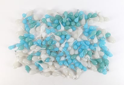 Lot of Blue and White Prisms