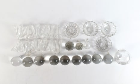 Lot of Clear Prisms
