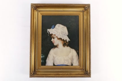 Framed Serigraph on Canvas with Hand Painted Highlights