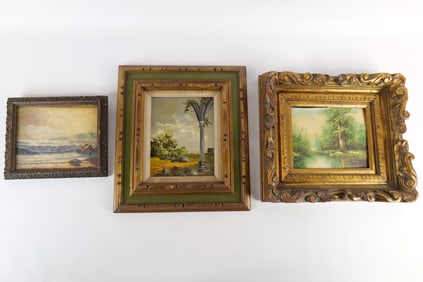 Lot of 3 Pieces of Art