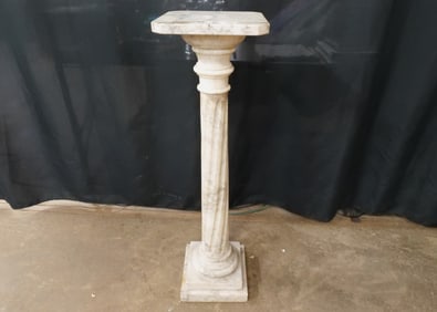 Alabaster Column Support Pedestal