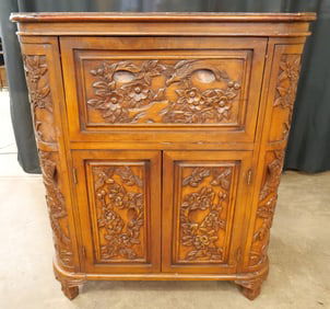 Hand Carved Asian Bar
