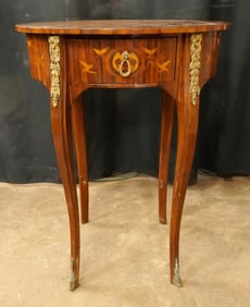 French Inlaid 1 Drawer Stand