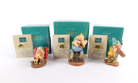 Lot of 3 WDCC Snow White Figurines