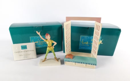 Lot of 2 WDCC Peter Pan Figurines