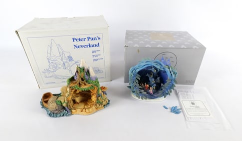 Lot of 2 Olszewski Peter Pan Disney Figurines