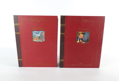 Lot of 2 Disney Storybook Christmas Ornament Sets