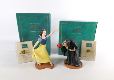 Lot of 2 WDCC Snow White Figurines