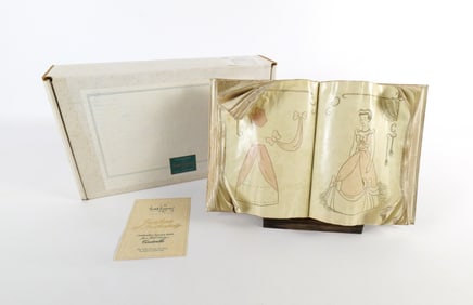 WDCC "Cinderella's Sewing Book" Figurine with Stand