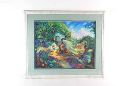 Snow White's Magical Forest Lithograph