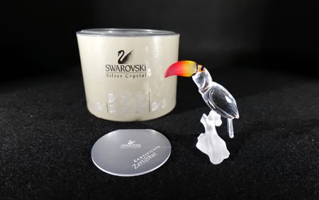 Swarovski Crystal Toucan Figurine