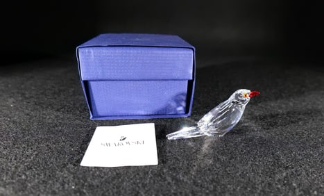 Swarovski Crystal Oxpecker Figurine
