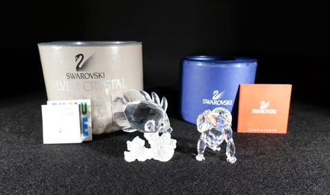 Swarovski Crystal Butterfly Fish Figurine