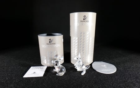 Lot of 2 Swarovski Crystal Figurines