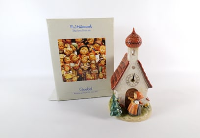 Hummel Goebel Chapel Time Clock/Figurine