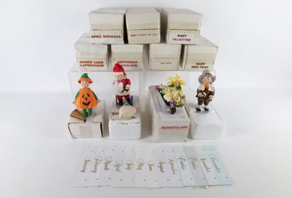 Lot of 11 Ashton Drake Calendar Month Dolls