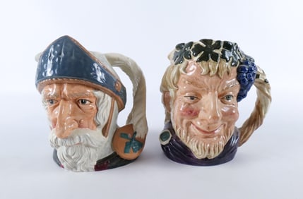 Lot of 2 Royal Doulton Character Jugs