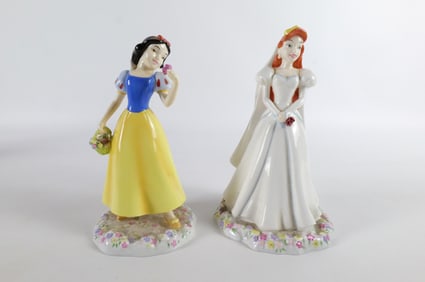 Lot of 2 Royal Doulton Disney Princess Figurines