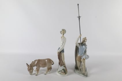 Lot of 3 Lladro Figurines