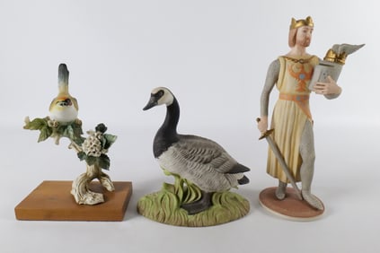 Lot of 3 Porcelain Figurines