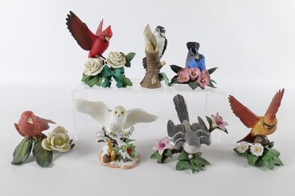 Lot of 7 Lenox Bird Figurines