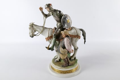 Capodimonte Don Quixote & Sancho Panza Figurine