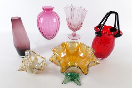 Group Lot of Art Glass