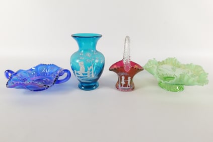 Lot of Decorative Glass Items