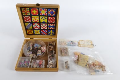 Lot of Miniature Dolls, Clothing, and Accessories