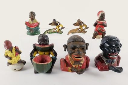 Lot of Cast Iron Americana Items