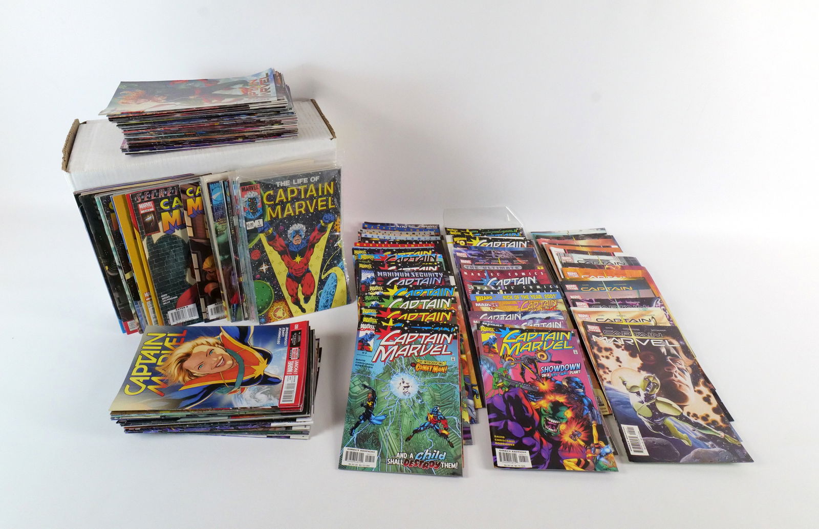 Lot of Captain Marvel Comics