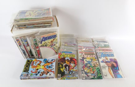 Lot of Marvel Avengers Comics with Many Keys
