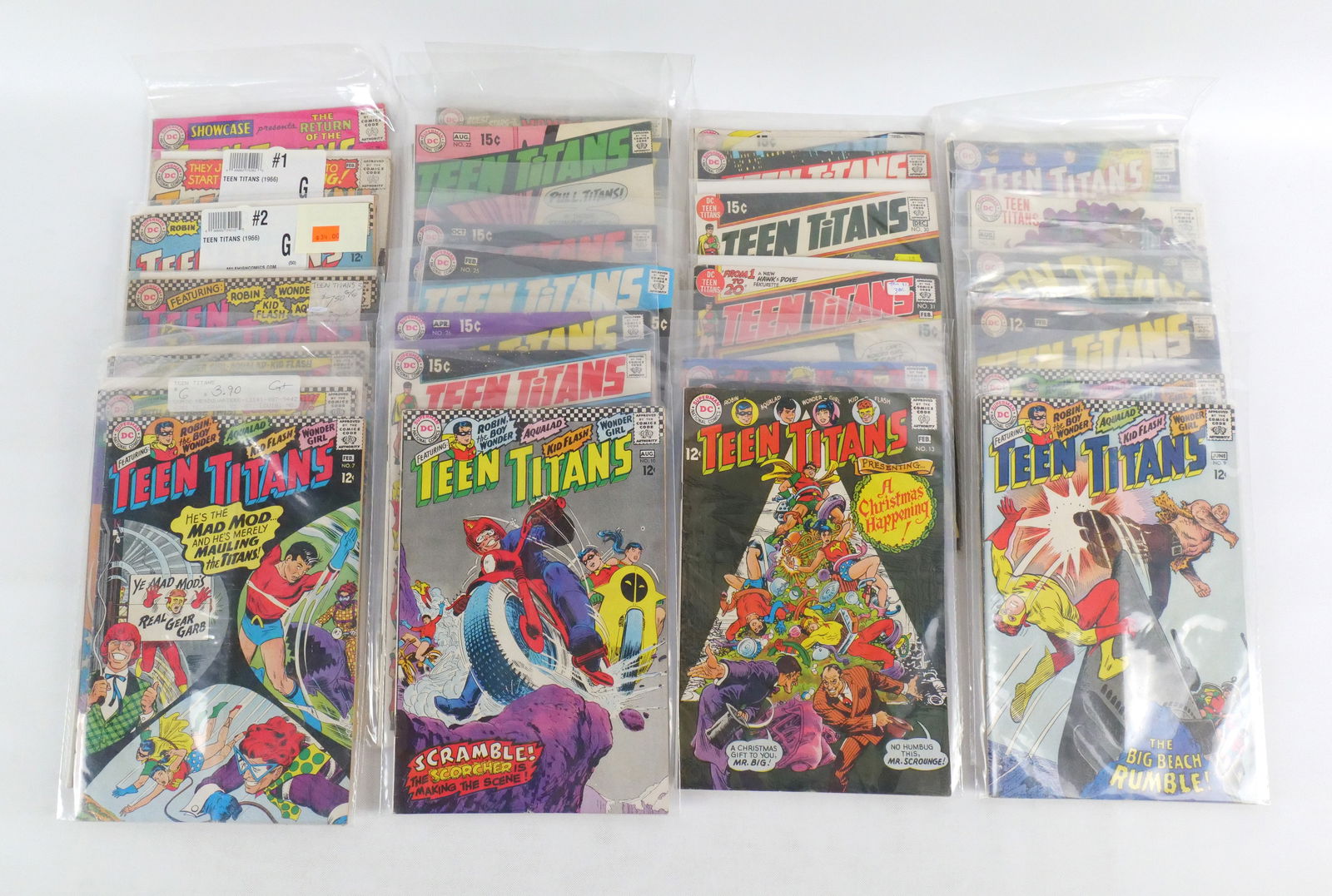 Lot of DC Original Teen Titans Comics (1 of 8)