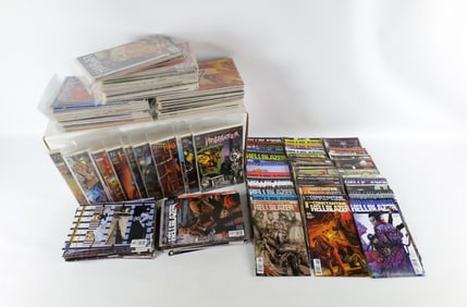 Long Box of Hell blazer Comics