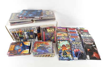 Long Box of Batman Comics