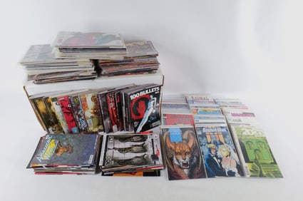 Long Box of Vertigo Comics