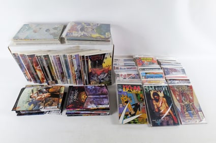 Long Box of Vertigo Comics