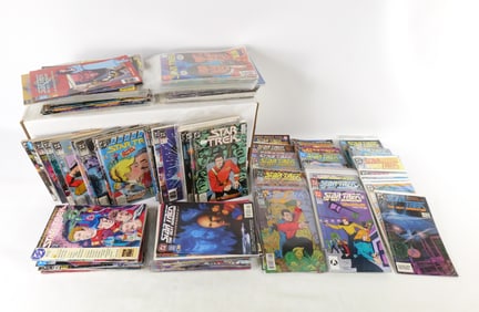 Long Box of DC Star Trek Comics