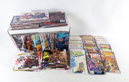 Long Box of Uncanny X-Men Comics