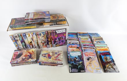 Long Box of Wonder Woman Comics