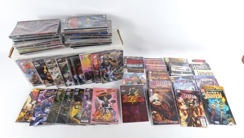 Long Box of Mixed Comics