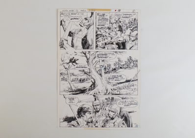 Original DC Comic Book Art- Weird War Tales