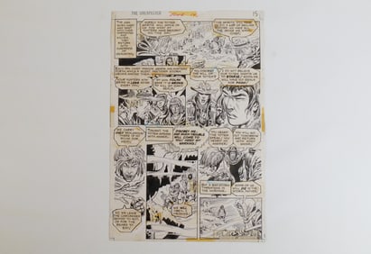 Original DC Comic Book Art-The Unexpected