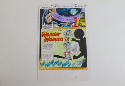 Wonder Woman #221 Original Comic Art