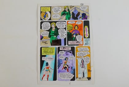 Wonder Woman #221 Original Comic Art